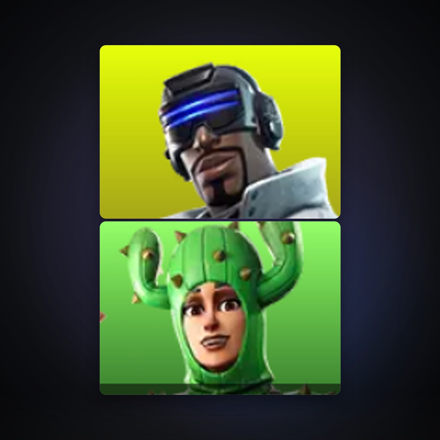 Fortnite locker — 2 skins — 100 V-Bucks — lvl 127 — HabibiAccounts