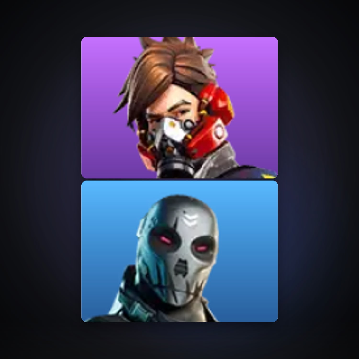 Fortnite locker — 2 skins — 300 V-Bucks — lvl 35 — HabibiAccounts