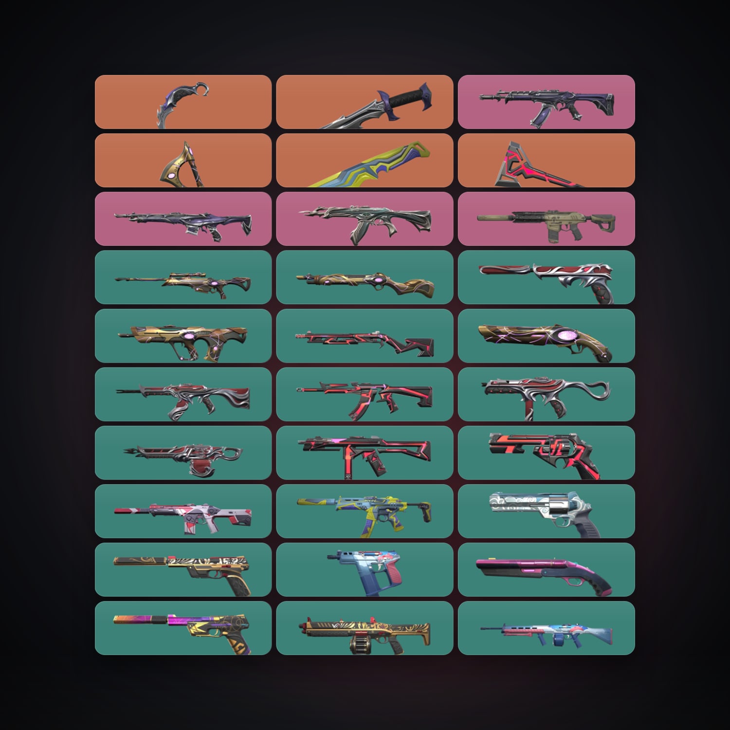 EU Plat 3 locker — 5 knives, 51 skins, lvl 94 — HabibiAccounts