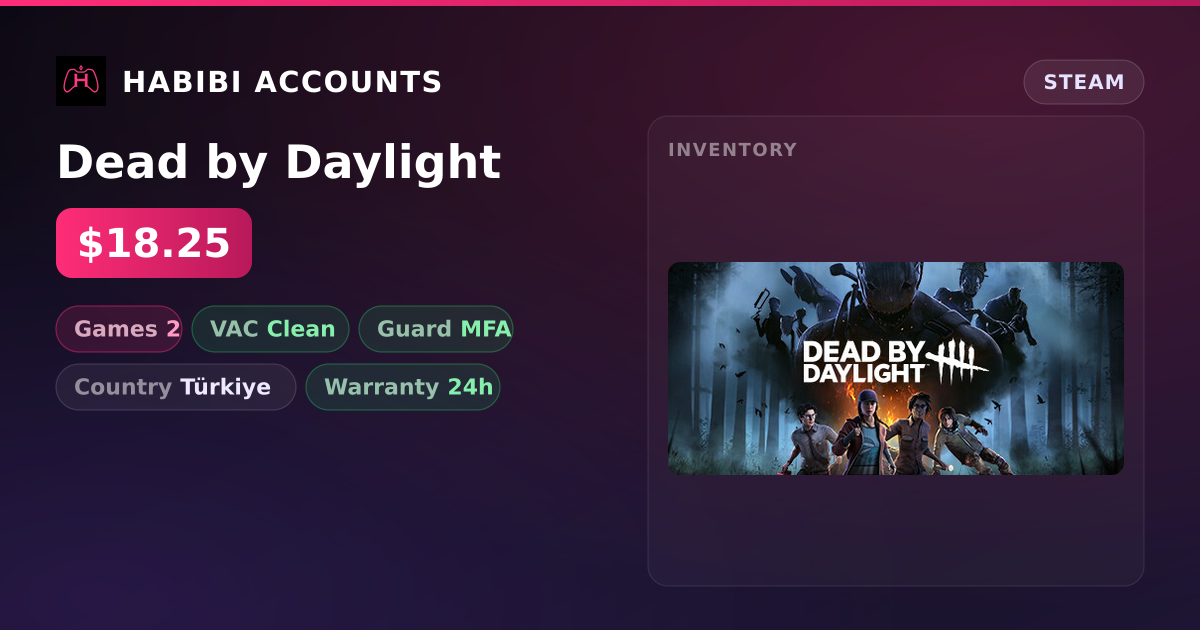 Dead by Daylight — HabibiAccounts