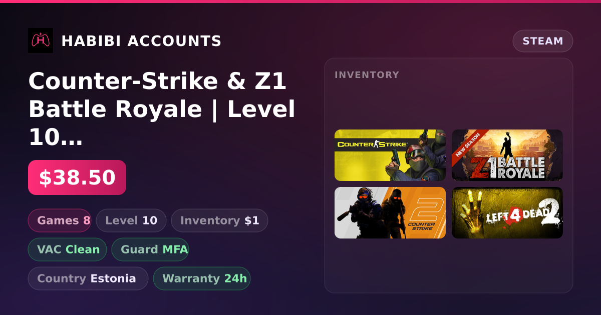 Counter-Strike & Z1 Battle Royale | Level 10 | Clean
