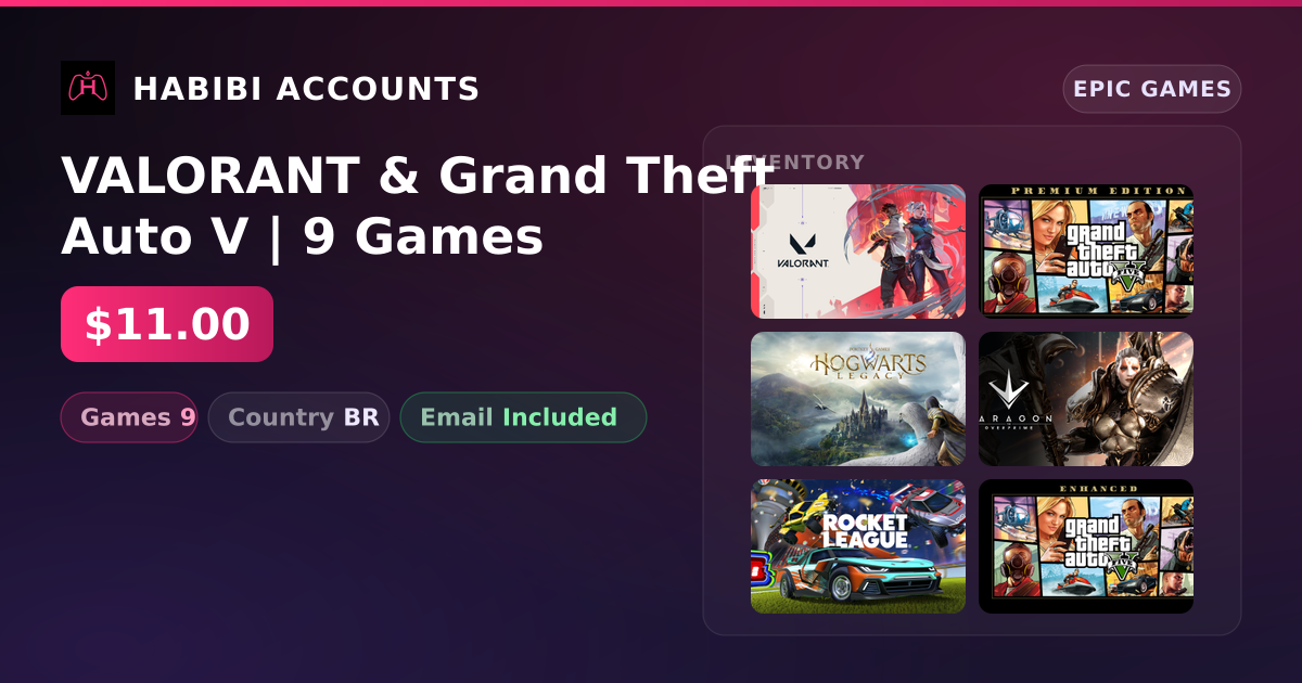 VALORANT & Grand Theft Auto V | 9 Games
