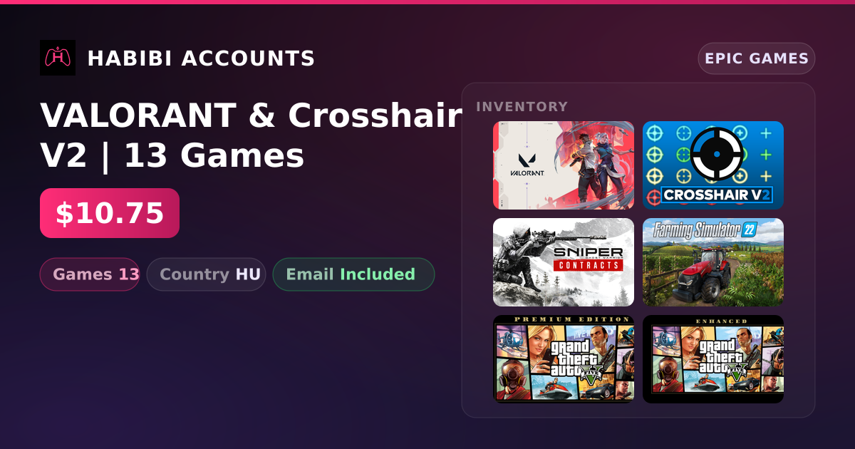 VALORANT & Crosshair V2 | 13 Games