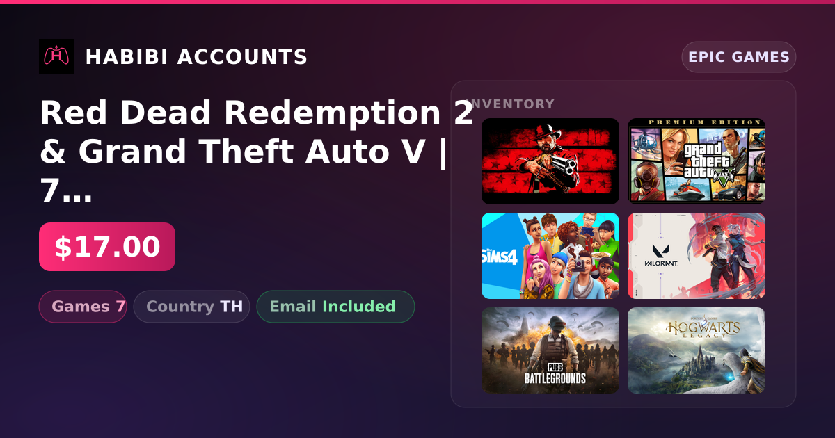 Red Dead Redemption 2 & Grand Theft Auto V | 7 Games