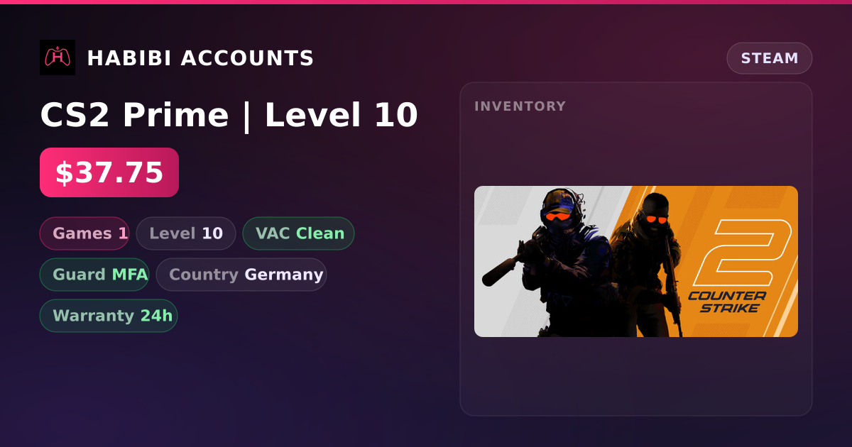 CS2 Prime | Level 10
