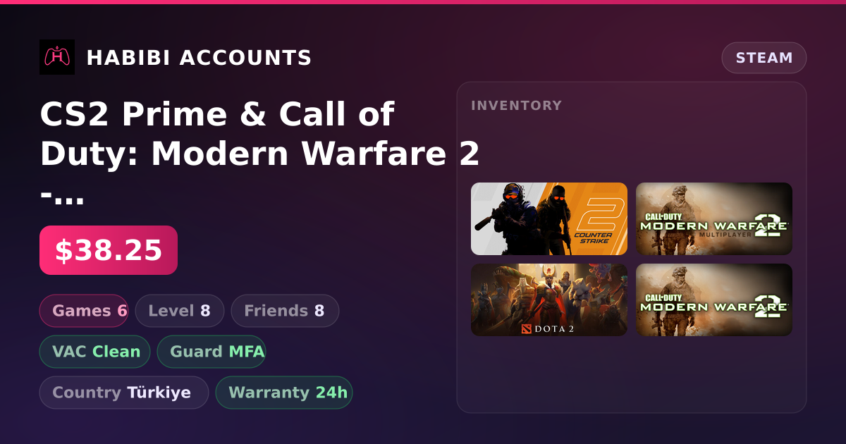 CS2 Prime & Call of Duty: Modern Warfare 2 - Multiplayer (2009) | Clean