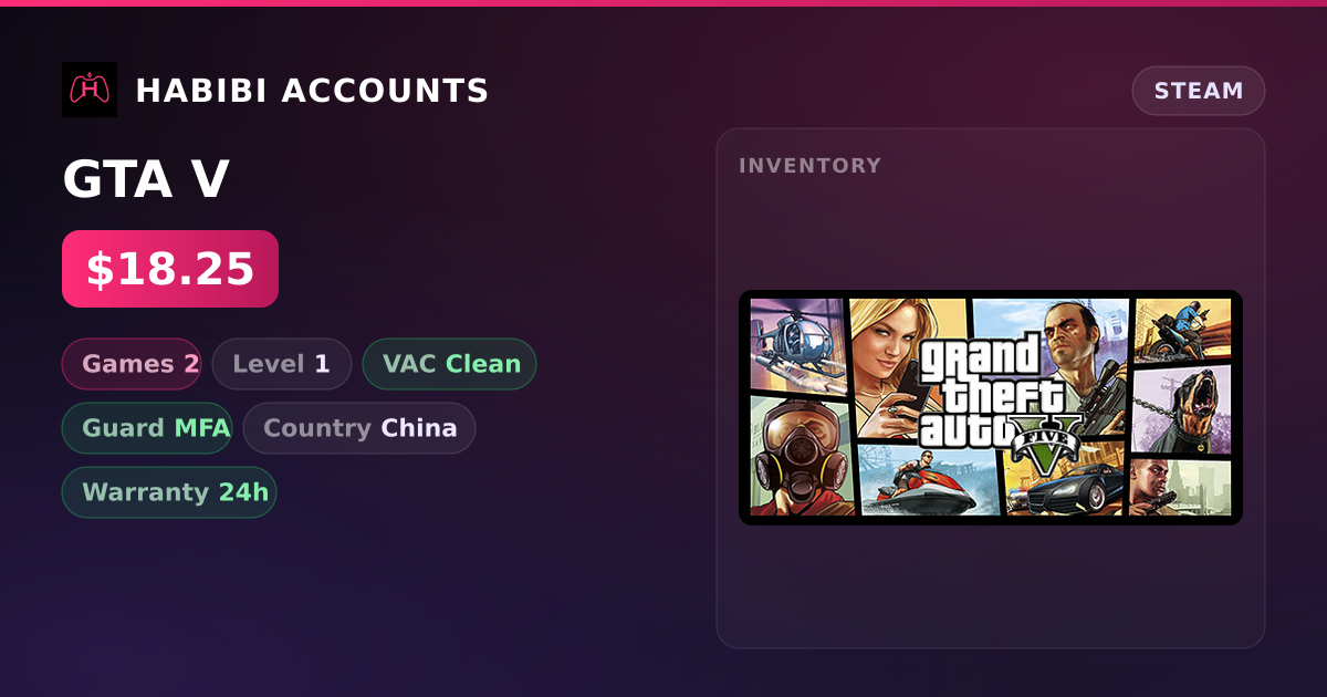 GTA V — HabibiAccounts