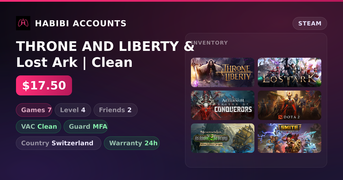 THRONE AND LIBERTY & Lost Ark | Clean
