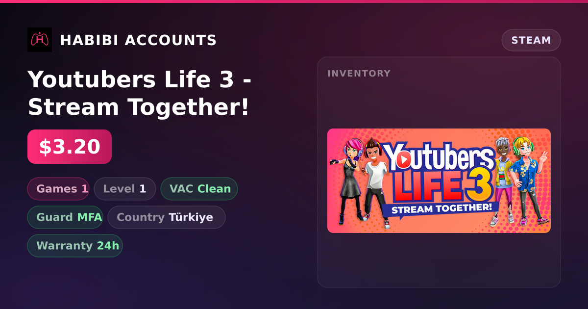Youtubers Life 3 - Stream Together! — HabibiAccounts