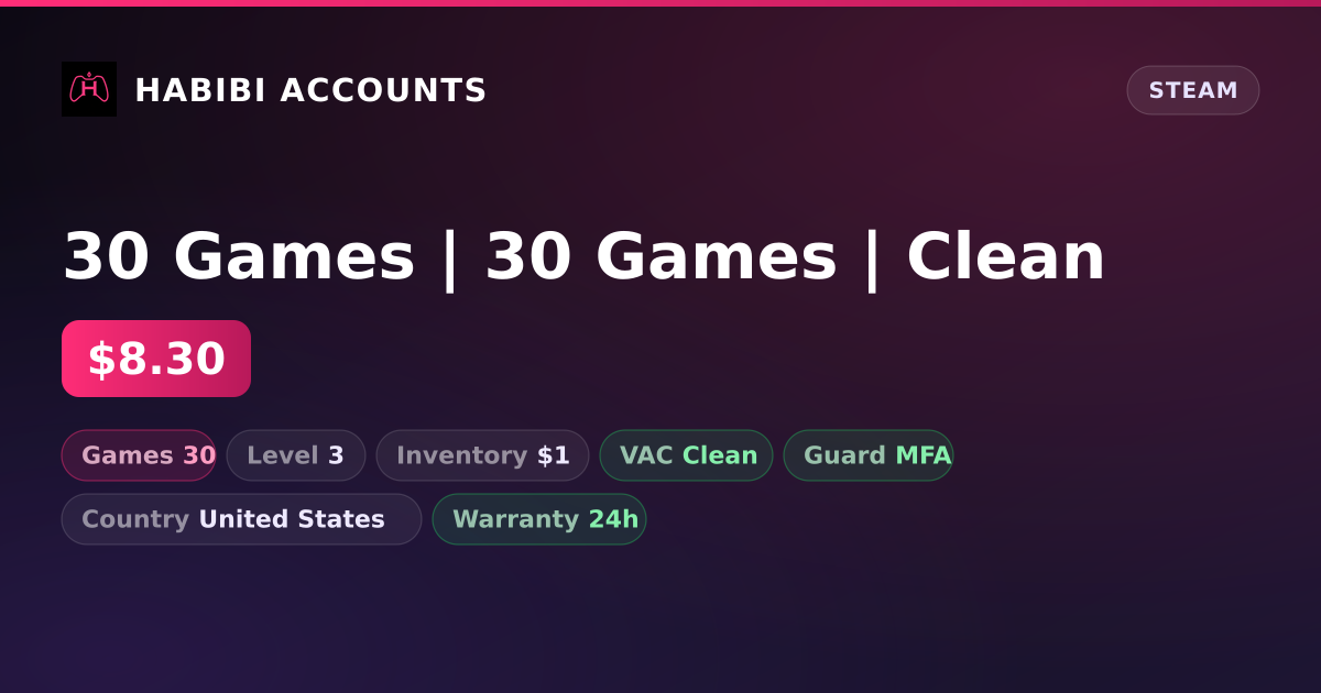 30 Games | 30 Games | Clean