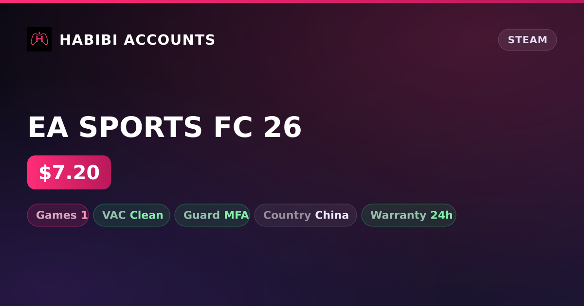 EA SPORTS FC 26 — HabibiAccounts