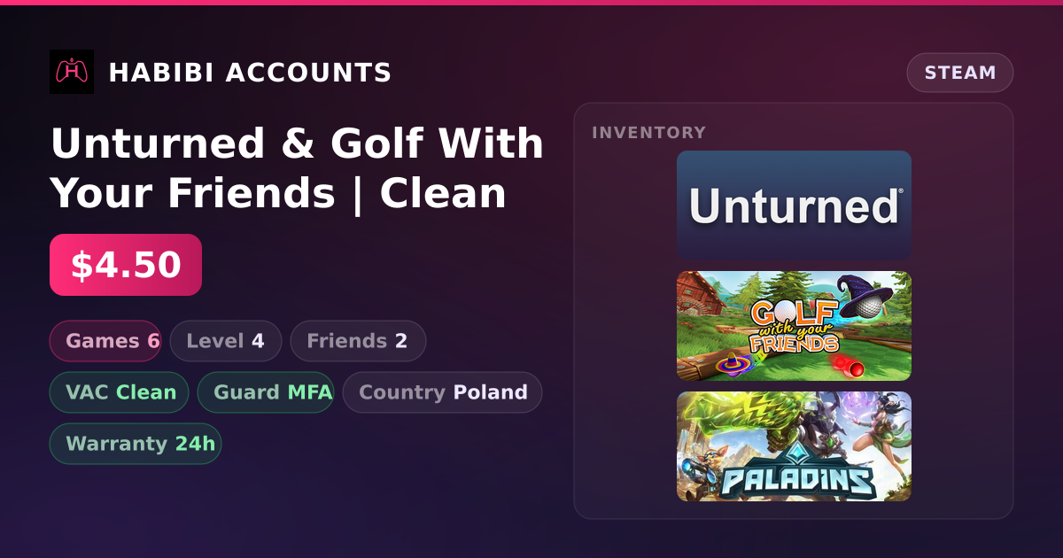 Unturned & Golf With Your Friends | Clean