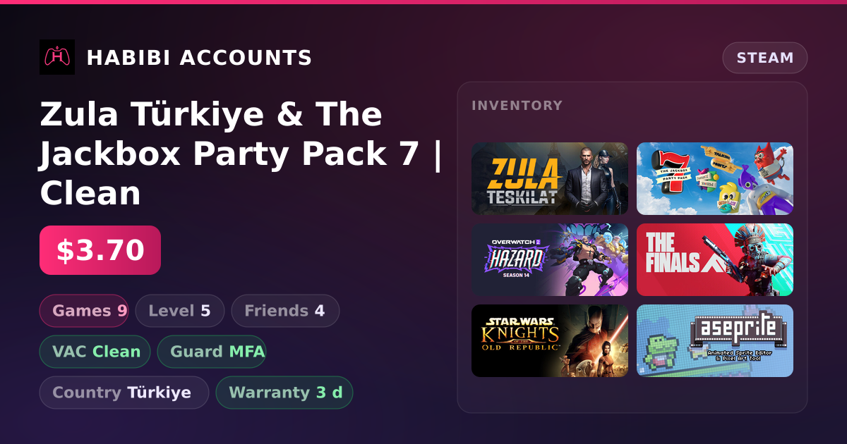 Zula Türkiye & The Jackbox Party Pack 7 | Clean