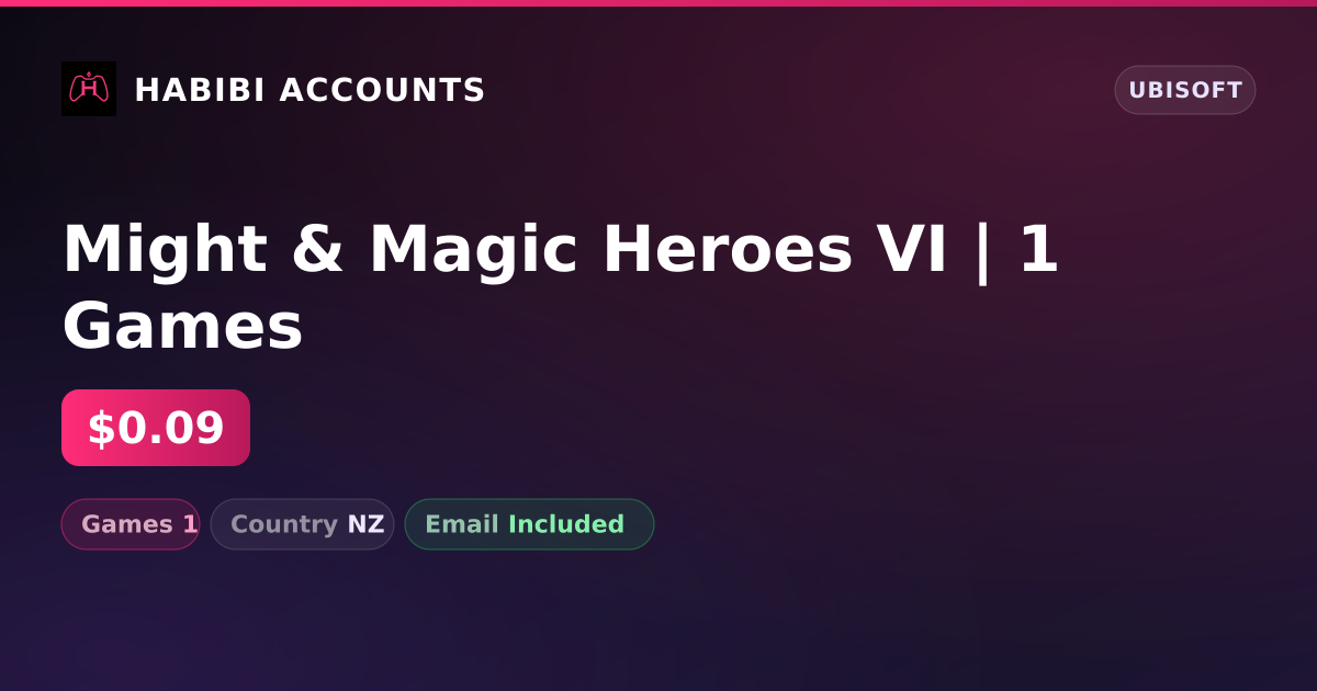 Might & Magic Heroes VI | 1 Games — HabibiAccounts