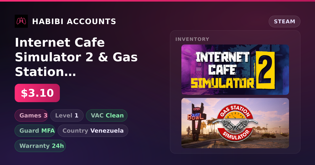 Internet Cafe Simulator 2 & Gas Station Simulator