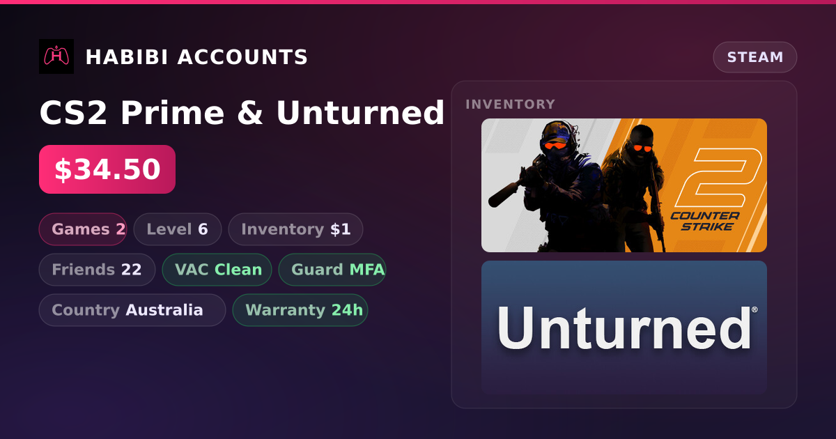 CS2 Prime & Unturned