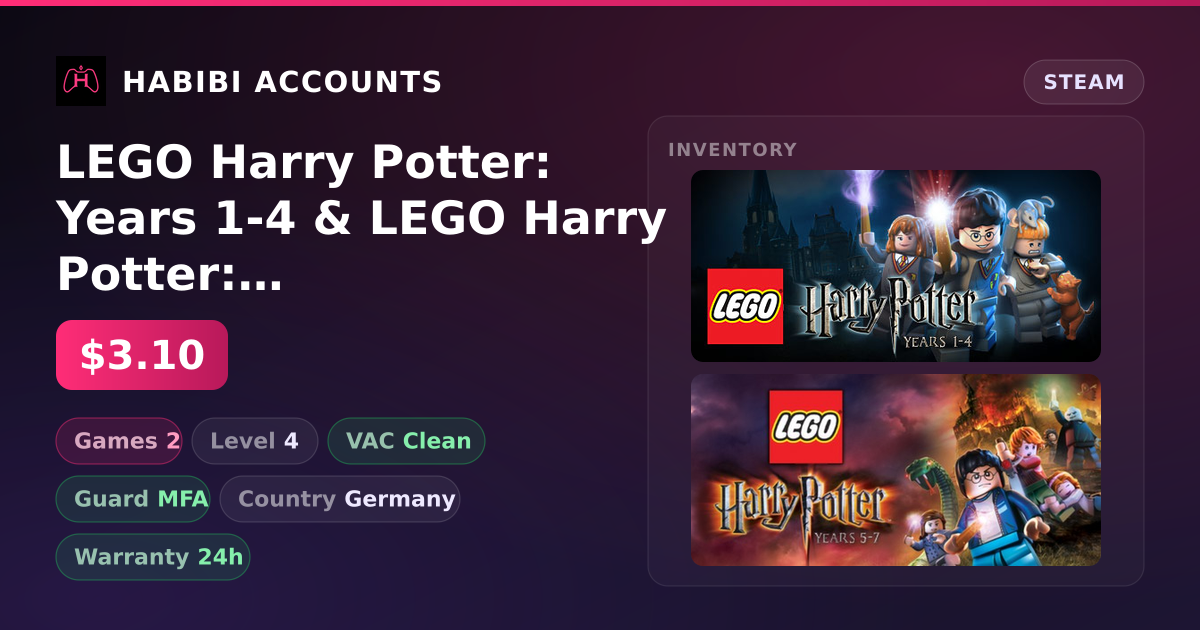 LEGO Harry Potter: Years 1-4 & LEGO Harry Potter: Years 5-7