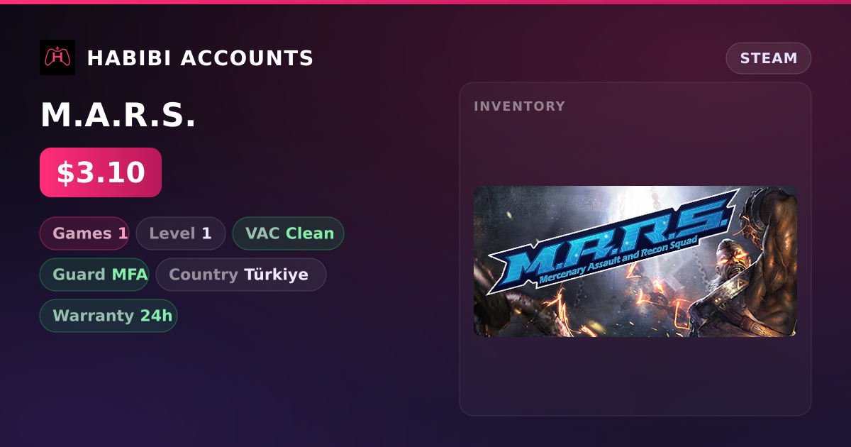 M.A.R.S. — HabibiAccounts