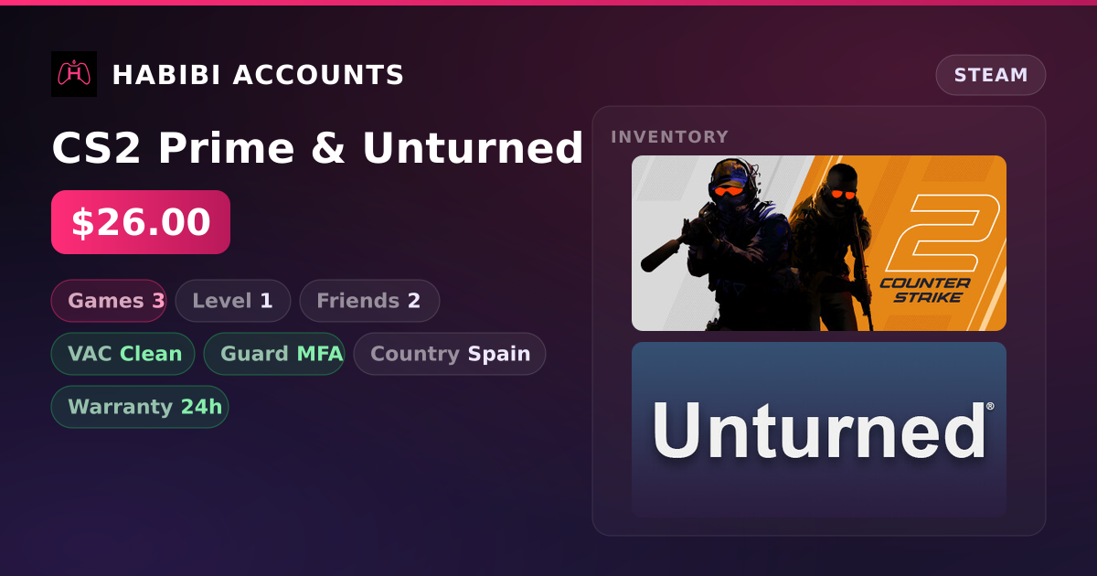 CS2 Prime & Unturned