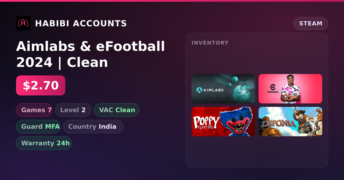 Aimlabs & eFootball 2024 | Clean
