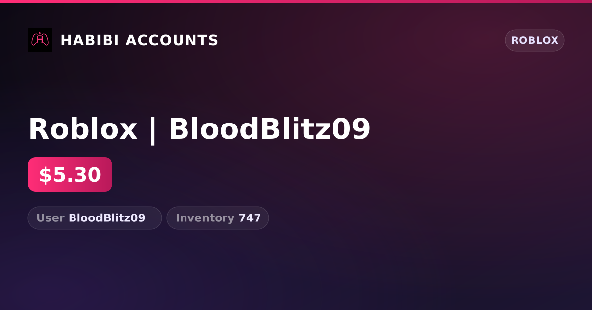 Roblox | BloodBlitz09