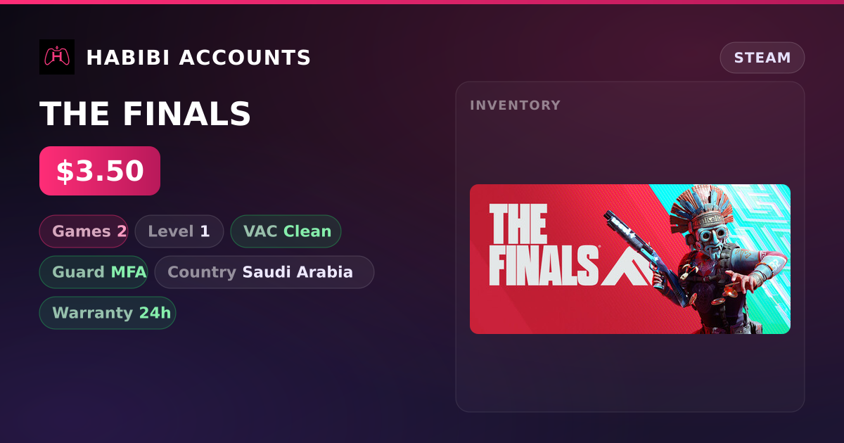 THE FINALS — HabibiAccounts