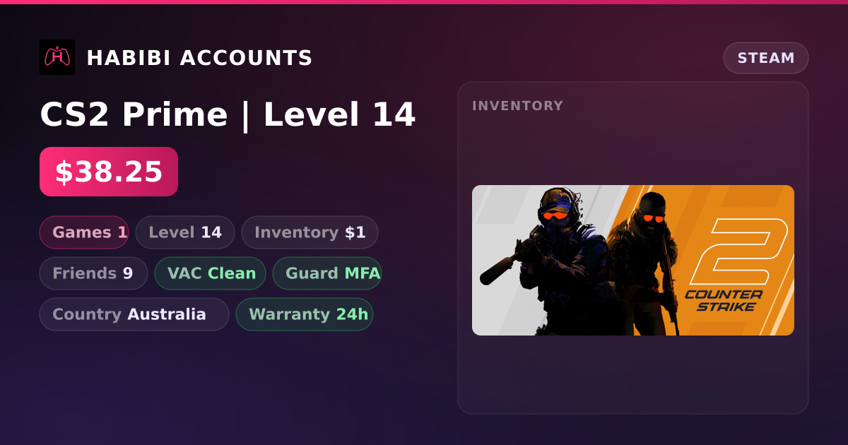 CS2 Prime | Level 14