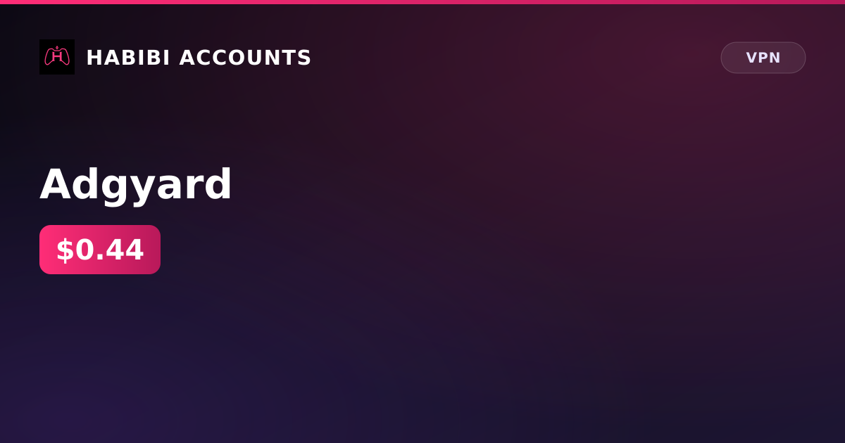 Adgyard — HabibiAccounts