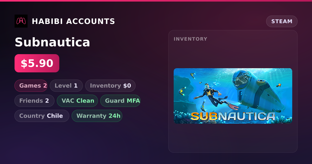 Subnautica — HabibiAccounts