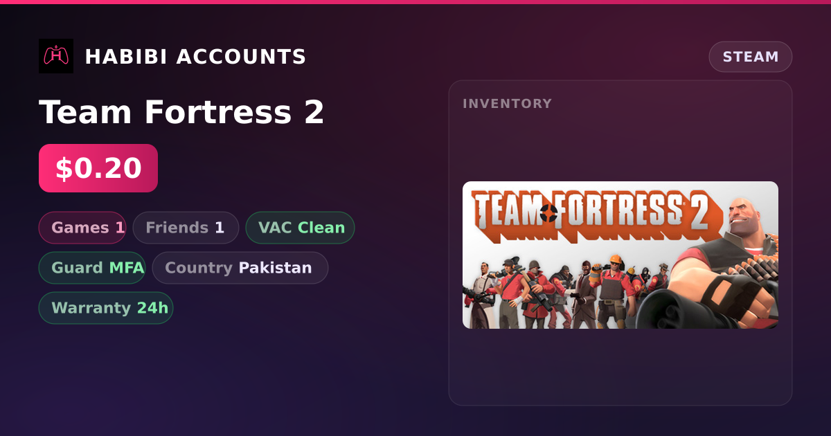 Team Fortress 2 — HabibiAccounts