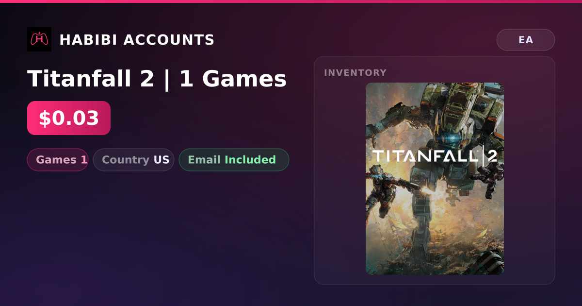 Titanfall 2 | 1 Games — HabibiAccounts