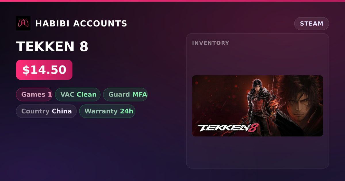 TEKKEN 8 — HabibiAccounts