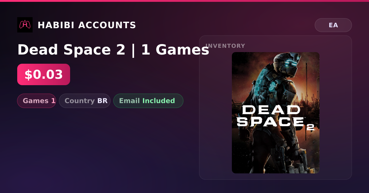 Dead Space 2 | 1 Games — HabibiAccounts