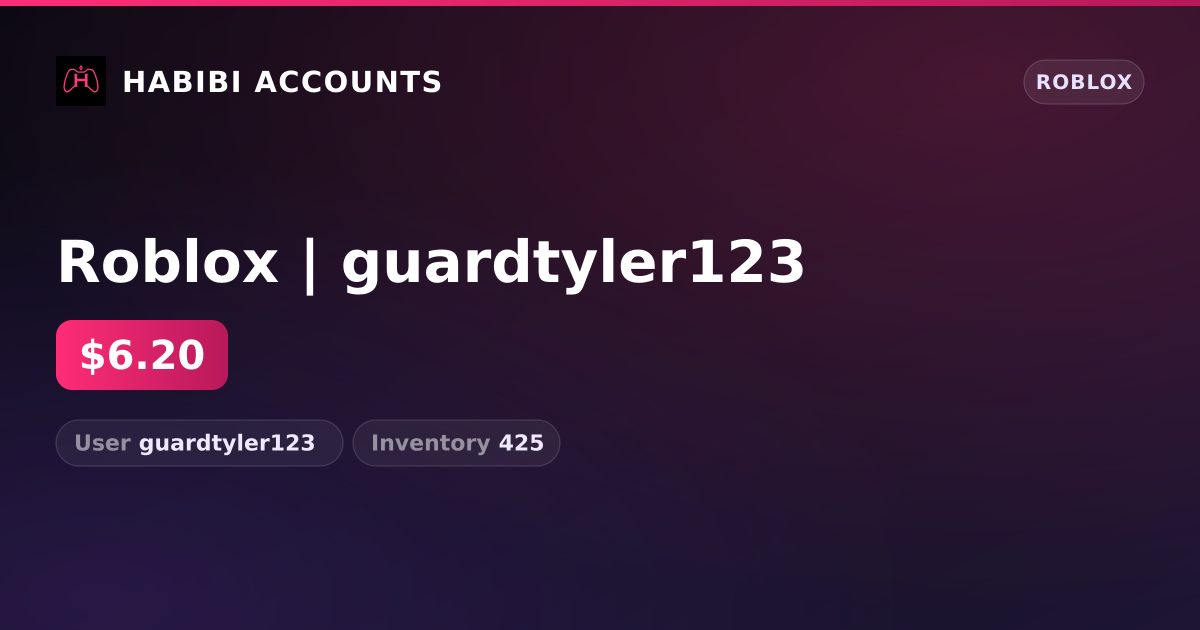 Roblox | guardtyler123