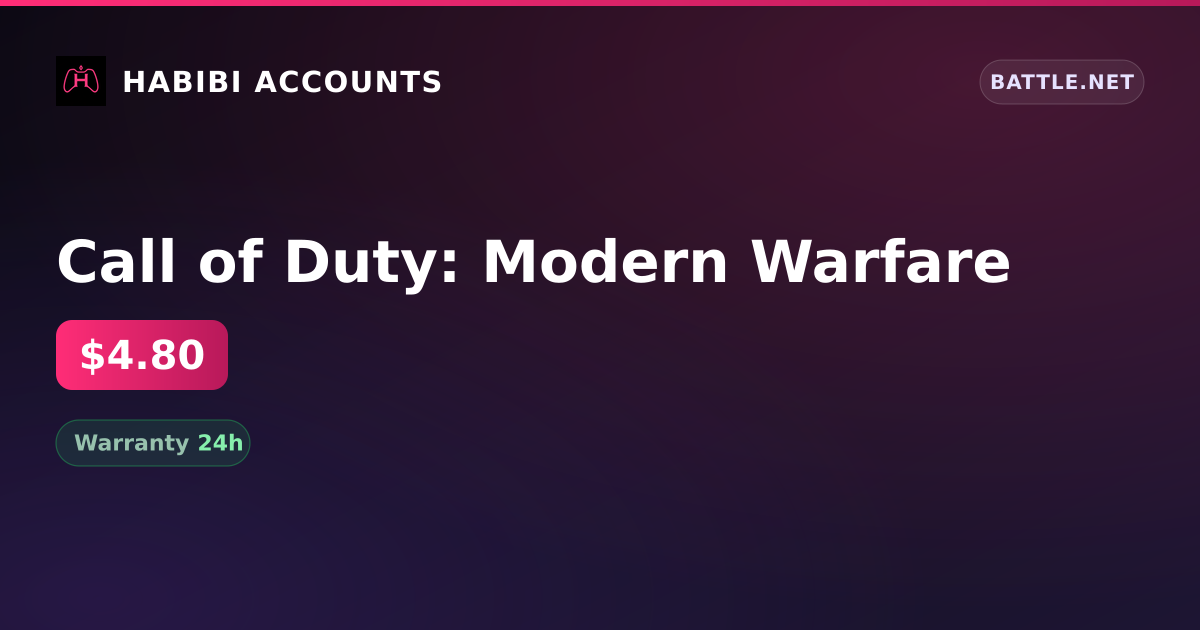 Call of Duty: Modern Warfare — HabibiAccounts