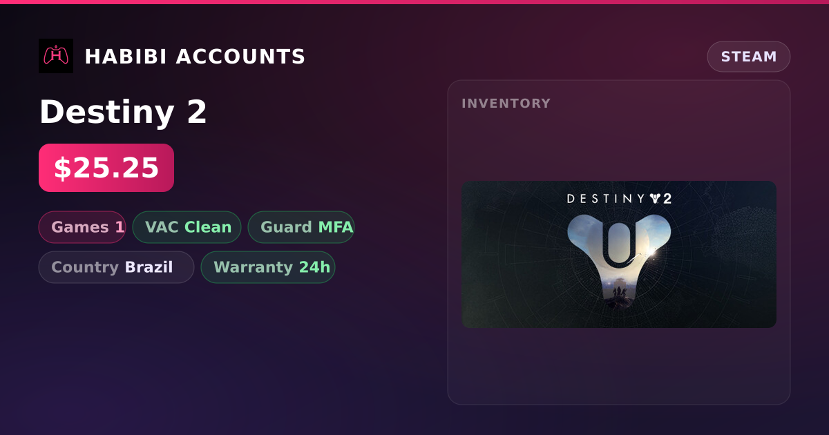 Destiny 2 — HabibiAccounts
