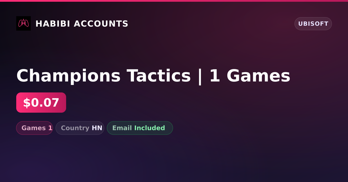 Champions Tactics | 1 Games — HabibiAccounts
