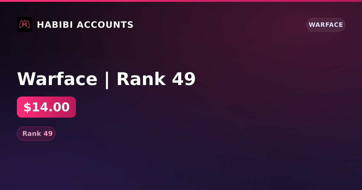 Warface | Rank 49