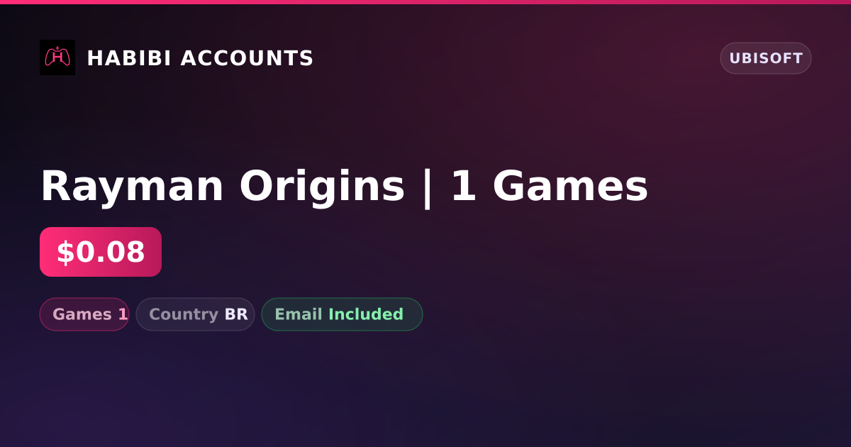Rayman Origins | 1 Games — HabibiAccounts