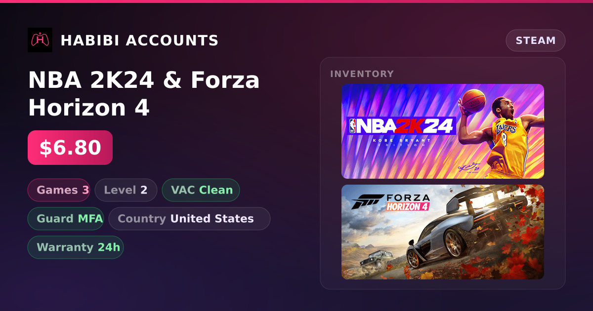 NBA 2K24 & Forza Horizon 4