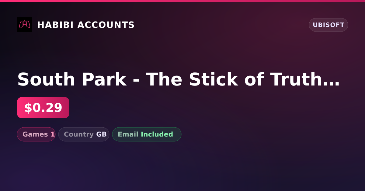 South Park - The Stick of Truth | 1 Games — HabibiAccounts