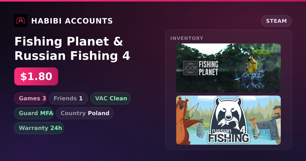 Fishing Planet & Russian Fishing 4