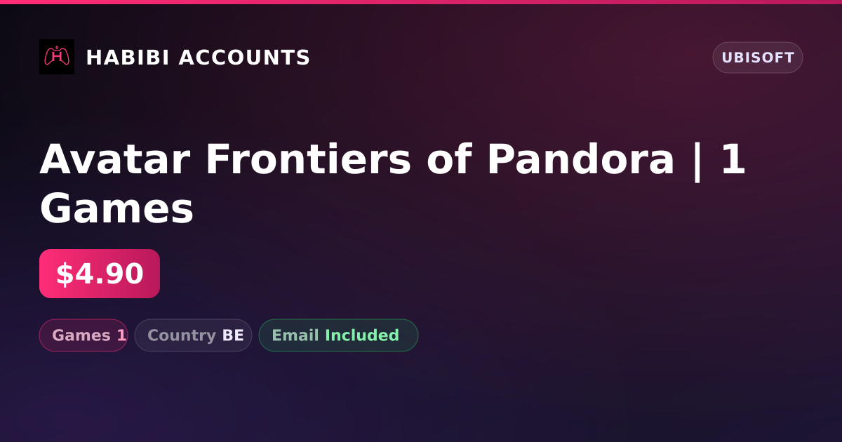 Avatar Frontiers of Pandora | 1 Games — HabibiAccounts