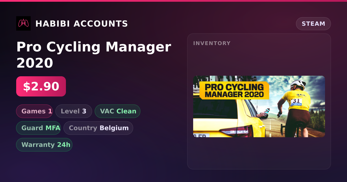 Pro Cycling Manager 2020 — HabibiAccounts