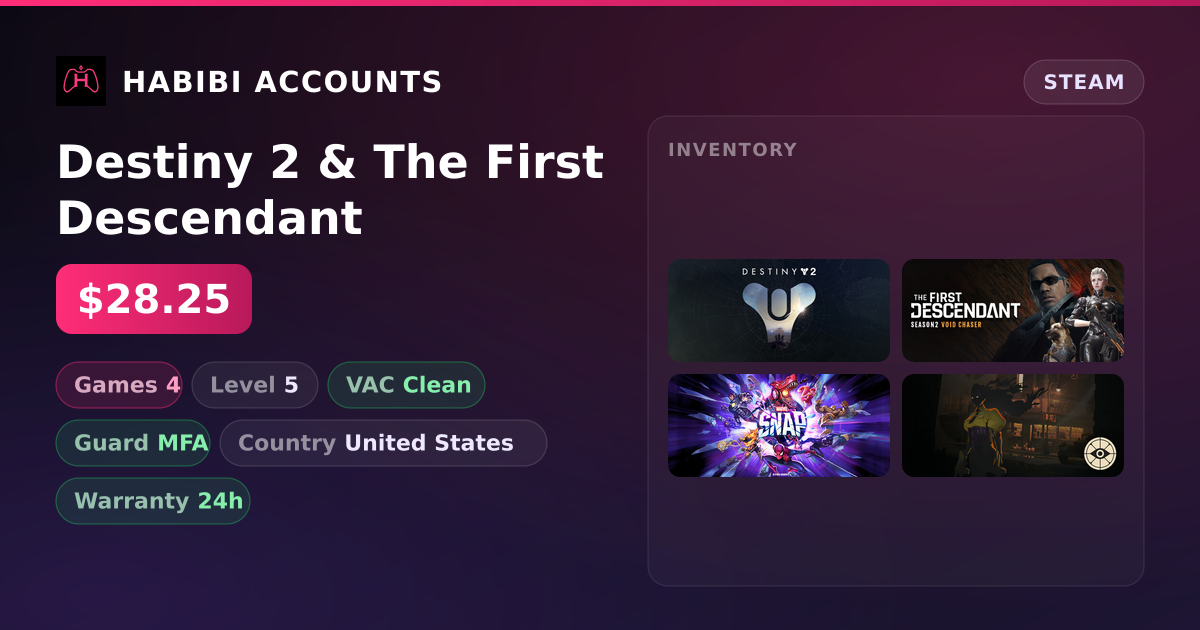 Destiny 2 & The First Descendant
