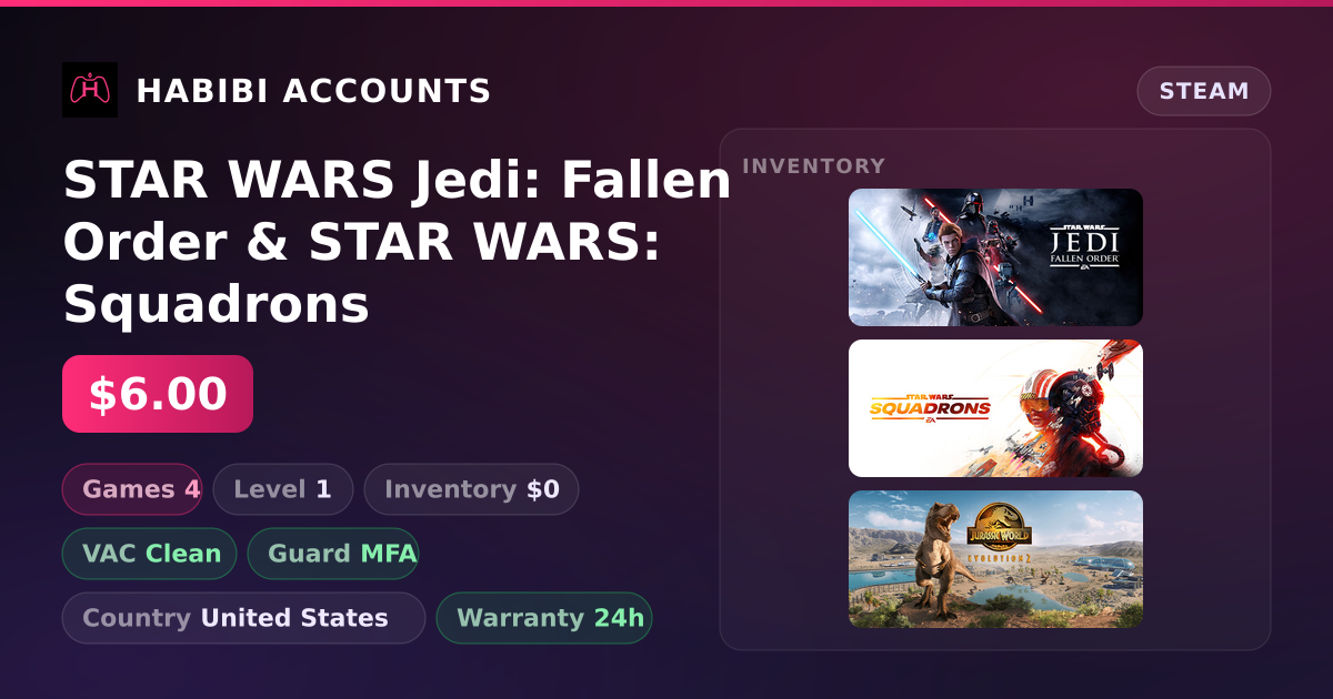 STAR WARS Jedi: Fallen Order & STAR WARS: Squadrons