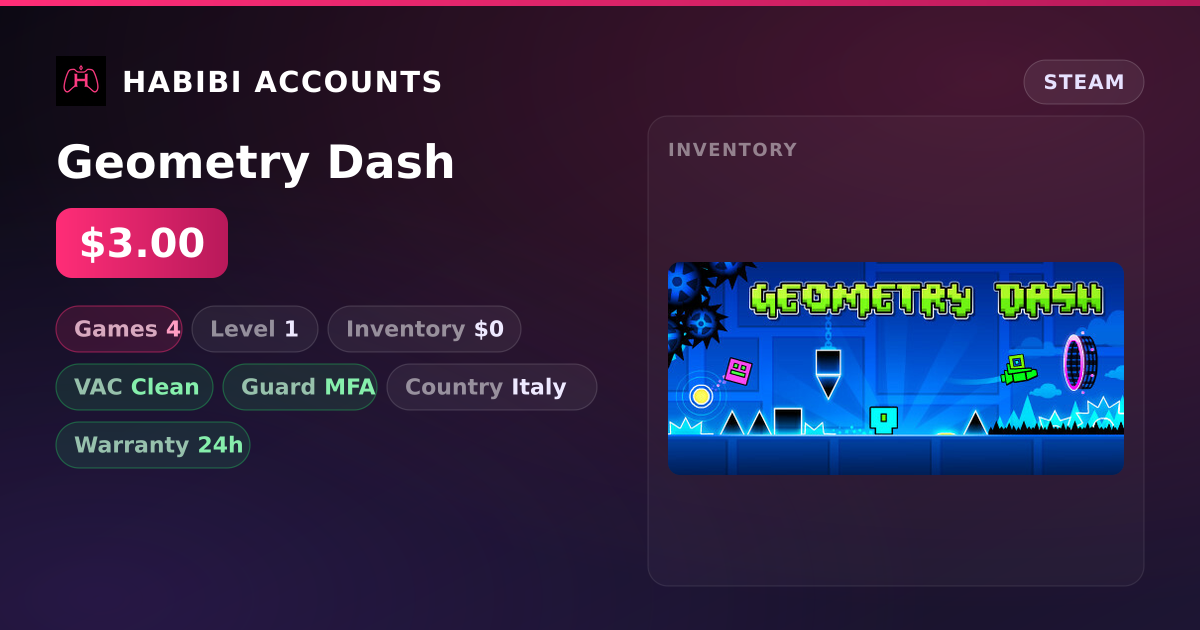 Geometry Dash — HabibiAccounts