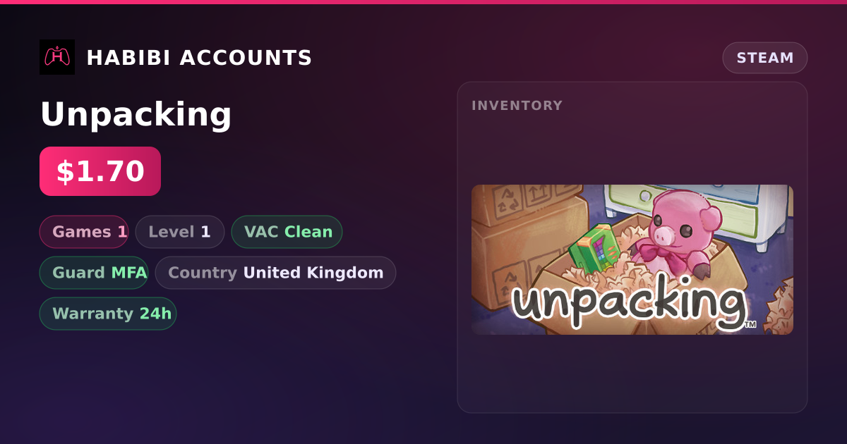 Unpacking — HabibiAccounts