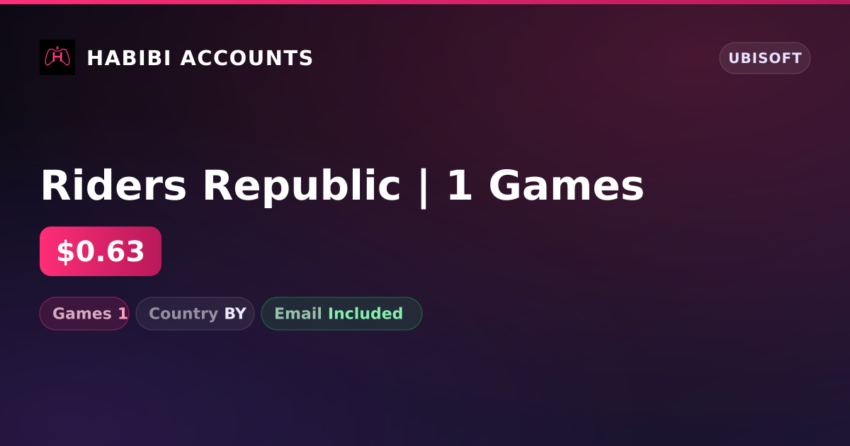 Riders Republic | 1 Games — HabibiAccounts