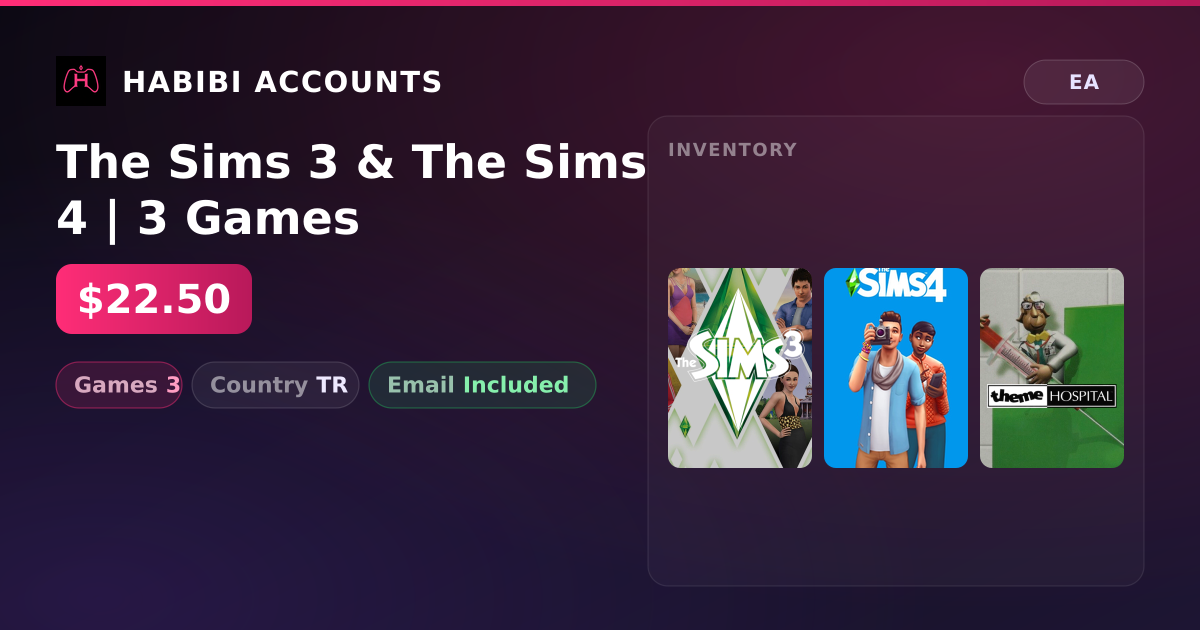 The Sims 3 & The Sims 4 | 3 Games